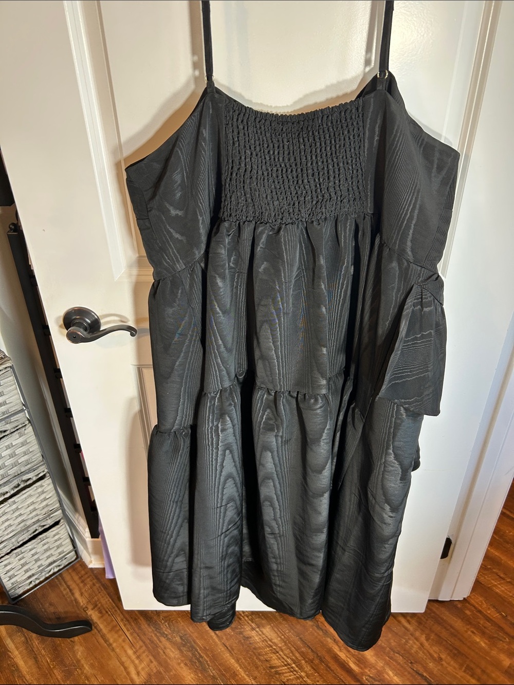 kate spade new york Black Tiered Midi Dress - Picture 6 of 7